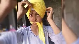 Morni style turban 15 turns by jagroop hundal