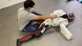 BJJ Leg Lock Flow Drill on Dummy