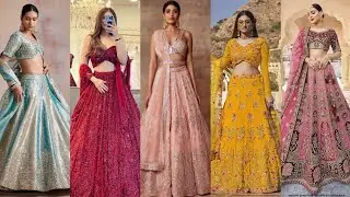 lehenga ke design new model/beautiful lehenga design/best crop top lehenga designs#fashion #trend