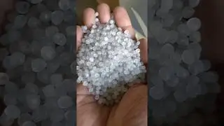 Virgin HDPE and PP Plastic Granules Sorting by FINE SORT COLOR SORTER