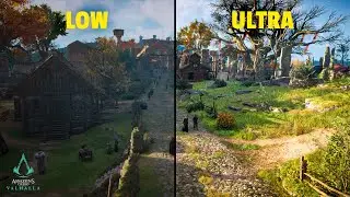 Assassin's Creed Valhalla | LOW vs ULTRA Graphics Comparison | 1440P