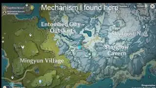 Guide to mechanism at entombed city outskirts (has crimson agate)