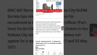 KMC MO Medical Officer Recruitment 2021 for 121 Posts in Kolkata Municipal Corporation
