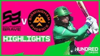 Wyatt Fires Brave To Win! | Southern Brave vs Birmingham Phoenix - Highlights | The Hundred 2021