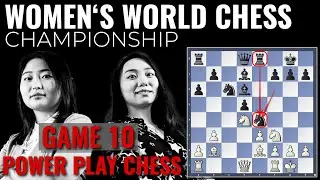 Ju Wenjun vs Lei Tingjie | Game 10 | Women's World Championship 2023