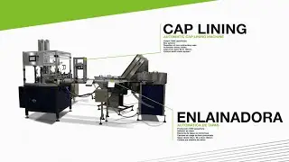 Maquina Enlainadora de Tapas LM 150 // Cap Lining Machine LM 150 //