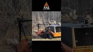 FAE RCU-75: the compact and powerful remote controlled tracked carrier with mulcher head