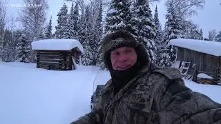 ПОЕХАЛ НА РЫБАЛКУ НА АЛЬБАТРОС 8Л. ПРОВЕРИЛ КАПКАНЫ НА КУНИЦ ЗА РЕКОЙ. 18.01.26