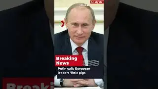 Putin calls European leaders &lsquo;little pigs&rsquo; #putin #europeanunion #ukrainewar #short #geopolitics