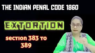 extortion section 383 to 389 of ipc in hindi