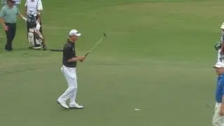 Senden birdies No. 18 in Round 2 of the Wyndham Championship