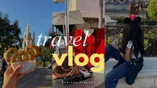TRAVEL VLOG| first time at disney + shopping + christmas haul + more
