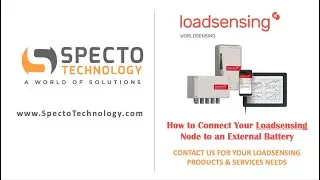 How to Connect a Loadsensing Node to an External Battery