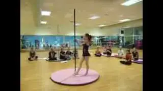 Andi's performance demo during Pole Passion Instructor Training