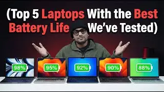 Top 5 Laptops with best battery life tested at 91mobiles