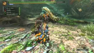 MH3U Zinogre Kick kill !