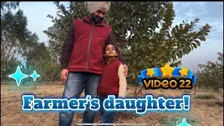 22. Farmer&rsquo;s daughter, a day at the farm sowing native seeds!#farmersdaughter #indianfarmer #Punjab