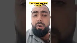 sua lava e seca Samsung est&aacute; dando c&oacute;d de erro 5c ent&atilde;o veja esse v&iacute;deo #barradatijuca #youtubegrowt