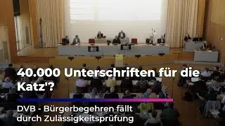 DVB - B&uuml;rgerbegehren scheiterte! I Sachsen Fernsehen