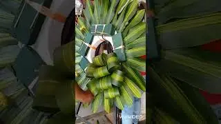 como hacer una corona fúnebre