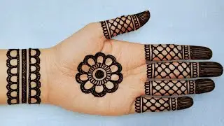 Very beautiful stylish Arabic mehndi design | Latest front hand mehndi design | Mehndi ka design | 