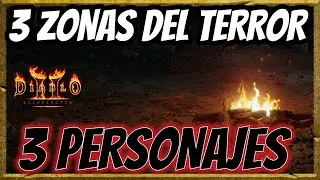 💥DIABLO 2 R💥| 3 ZONAS DEL TERROR CON 3 PERSONAJES DIFERENTES | &iquest;SALDRA ALGUN OBJETO RICO?