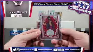 2023 Topps Chrome Disney 100 #7 - 6 Box Half Case Pick Your Movie - 1/13/24
