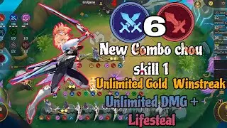 Chou Skill 1//New Trick//OP Combo//New Strategy