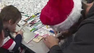 Wizards players spread holiday cheer