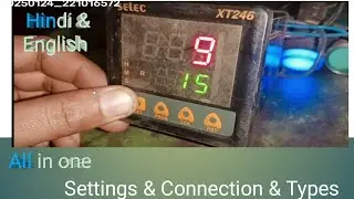 Digital timer Connection & settings All in one Hindi & english