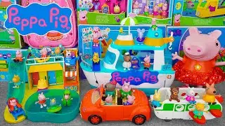 Toy ASMR | 67 Minutes Satisfying with Unboxing Cute Peppa Pig Cruise Ship Collection