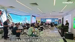 Samplex Led wallpaper introduce