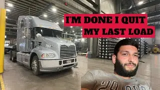 I GAVE UP ON BEING AN OWNER OPERATOR TAKING MY LAST LOAD BACK HOME PARKING THE TRUCK #owneroperator