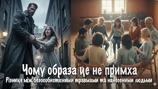 Чому образа це не примха. Про різницю безособистісної травми та нанесеною людиною