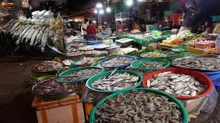 Night Food Market At Phsa Sam Hann - Amazing Street Food At Sam Hann Market @ Toul Sangke