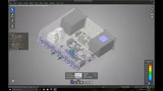 ANSYS Discovery Live Demo for Smart Fluid Electronics Enclosure of Complex Server Rack