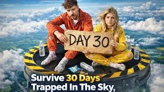 challenge game 30days survive trapped-sky-win $250,0000|| Hindi dubbed mrbeast 