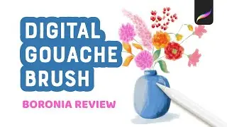 Digital&nbsp;Gouache Painting&nbsp;Brush for Procreate