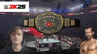I fought adam cole for the youtube championship (wwe2k25)