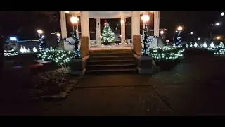 2023 December 23 - Rushville's Gazebo on the square at Christmas