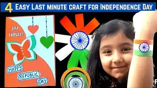 4 Republic day Craft for kids I Republic day activities for Kindergarten