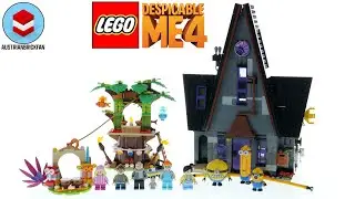 LEGO Despicable Me 4 75583 Minions and Gru's Family Mansion &ndash; LEGO Speed Build Review