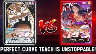 (OP09) BlackBeard VS RP luffy (High ranked commentary)
