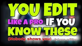 Professional video editing using phone?? Watch this. || Remove background || kinemaster  😉