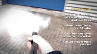 Neuruppin Foam Trolley Fire Extinguisher Discharge Video