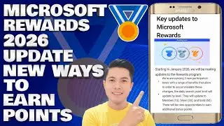 Microsoft Rewards 2026 Update: New Ways To Earn Bonus Points | Microsoft Rewards Tutorial