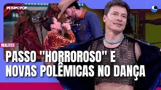 Resum&atilde;o Dan&ccedil;a dos Famosos: Rodrigo Faro de cropped, C&aacute;tia sensualiza e Nicole manda passo horr&iacute;vel