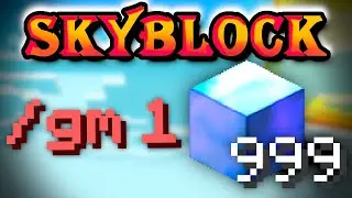 Администратор использовал ТВОРЧЕСКИЙ РЕЖИМ на моём острове | Solo Hypixel SkyBlock [202]