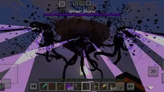 Tainted's Accurate Wither Storm Models v3.5 Add-on [MCPE-MCBE]Wither Storm In Minecraft,EFMC,Ep2🦊!!!