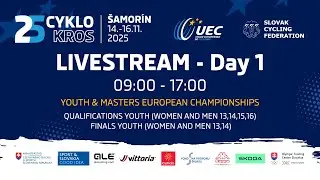 LIVESTREAM - Day 1 | Cyclocross Youth & Masters European Championships - &Scaron;amor&iacute;n 2025